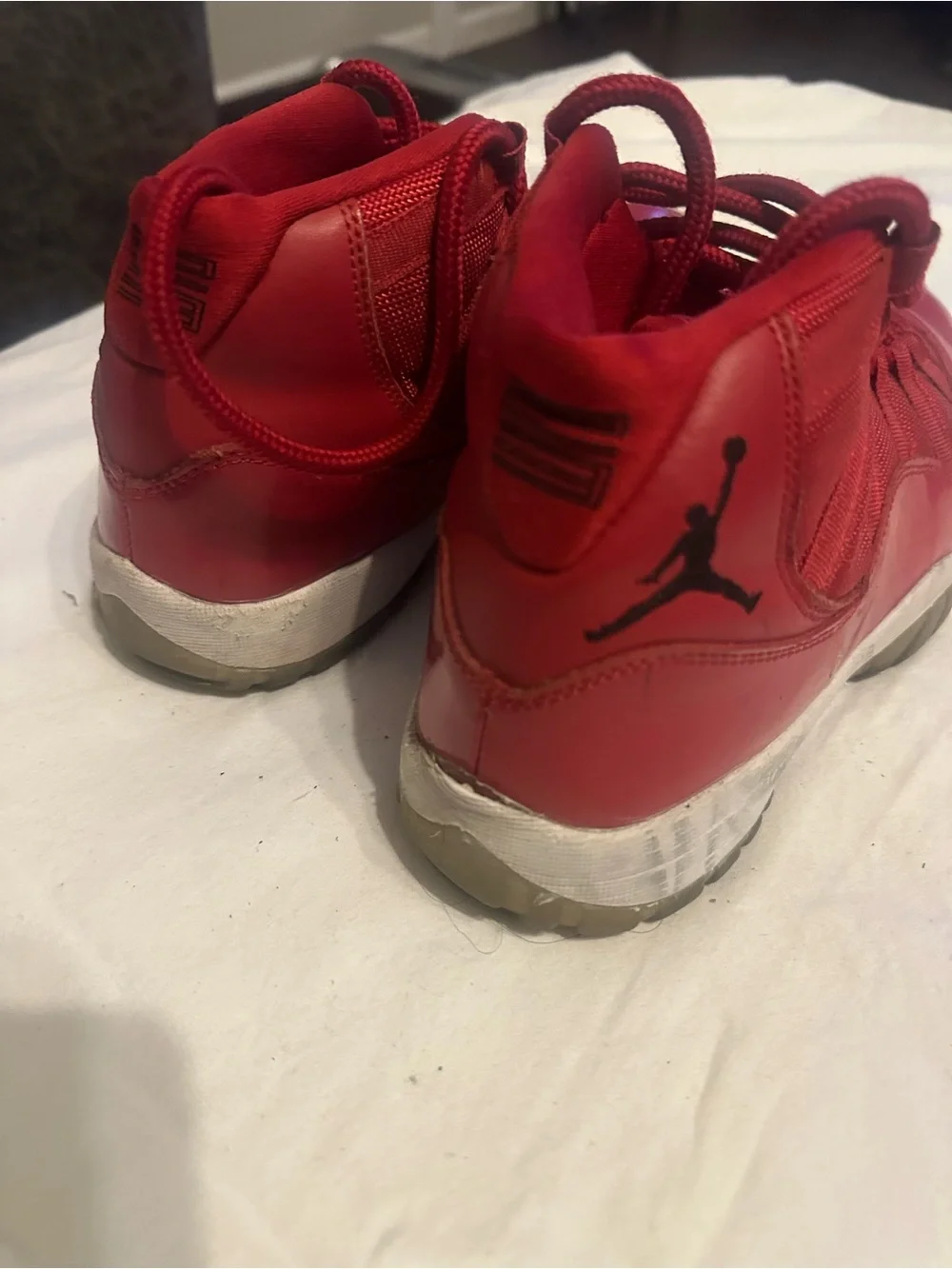Jordan Red High-Top Men's Basketball Sneakers